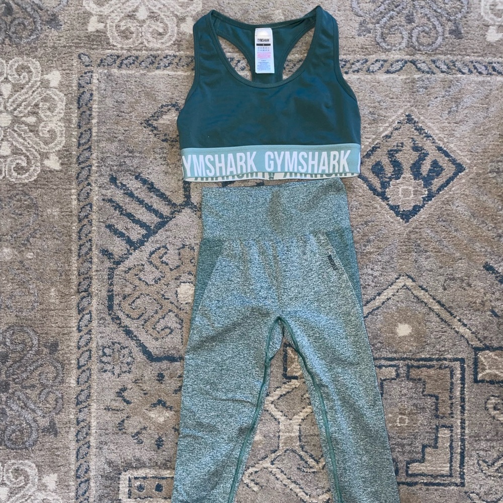 Gymshark Fit Seamless Sports Bra & High Waisted Flex Leggings